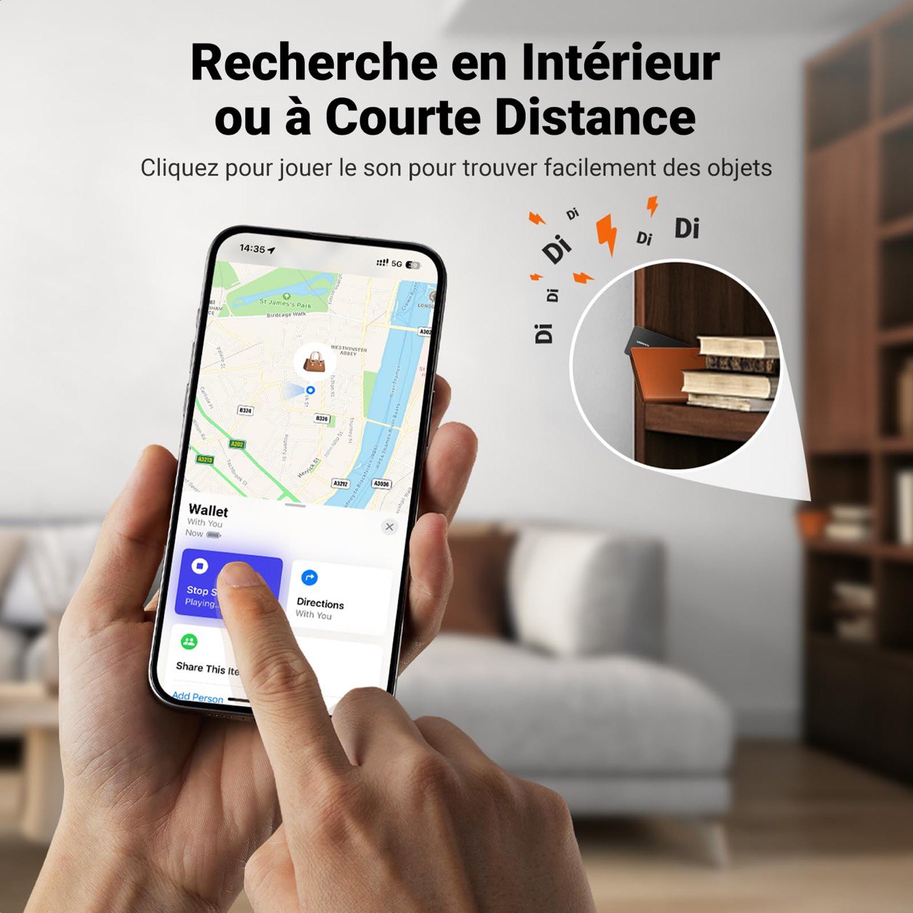 GPS Portefeuille – Ne Perdez Plus Jamais Vos Pièces importantes